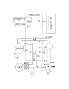 Wiring Diagram Diagram and Parts List for FFRA0522R17  Frigidaire Air Conditioner