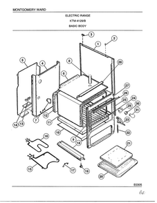 Part Location Diagram of 3051066 Frigidaire CHAMBER