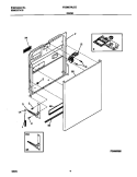 DOOR Diagram and Parts List for FDB657RJC0  Frigidaire Dishwasher
