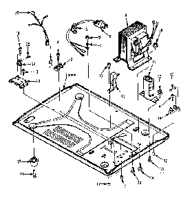 Microwave Parts Diagram and Parts List for 5648888511  Kenmore Microwave