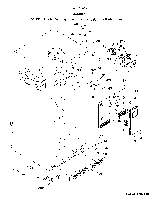 Cabinet Diagram and Parts List for 25370402613  Kenmore Refrigerator