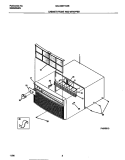 CABINET FRONT AND WRAPPER Diagram and Parts List for GAC066Y7A5B  Gibson Air Conditioner