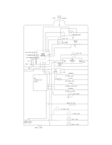 Wiring Schematic Diagram and Parts List for FFHS2311PF3  Frigidaire Refrigerator