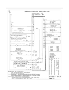 Wiring Diagram Diagram and Parts List for FGES3065KBF  Frigidaire Range