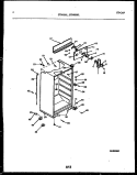 CABINET PARTS Diagram and Parts List for GTN181WLO  Uni Refrigerator