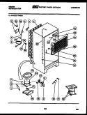 SYSTEM AND AUTOMATIC DEFROST PARTS Diagram and Parts List for RD21F7WS3B  Gibson Refrigerator
