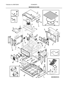 Part Location Diagram of 5304530403 Frigidaire COVER