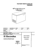 COVER Diagram and Parts List for FFC07K0CW0  Frigidaire Freezer