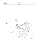 FRAME Diagram and Parts List for FDB634CFS3  Frigidaire Dishwasher