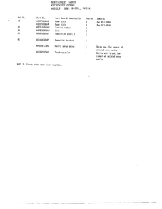 Microwave Oven Complete Page 6 Diagram and Parts List for 8608A  Frigidaire Microwave