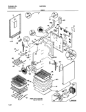 BODY Diagram and Parts List for GLEF396ASB  Frigidaire Range