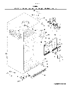 Cabinet Diagram and Parts List for 25360413713  Kenmore Refrigerator