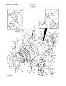 Part Location Diagram of 5304505163 Frigidaire PIPE