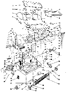 Nozzle And Motor Assembly Diagram and Parts List for 2048778290  Kenmore Upright Vacuum