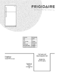 COVER Diagram and Parts List for NFTR18X4LS3  Frigidaire Refrigerator