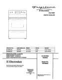 COVER Diagram and Parts List for FEFB68CQB  Frigidaire Range