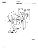 CONTROL PARTS Diagram and Parts List for WAS185F2A1  Frigidaire Air Conditioner