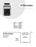 COVER Diagram and Parts List for EW3LDF65GSB  Electrolux Range