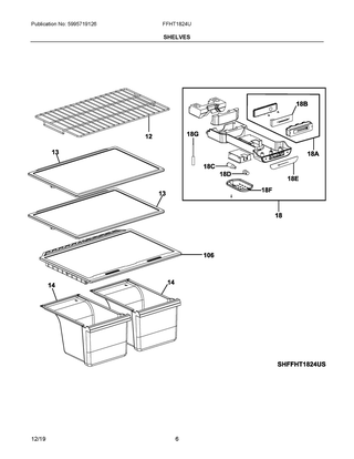 Part Location Diagram of 5304523552 Frigidaire COVER ASSEMBLY