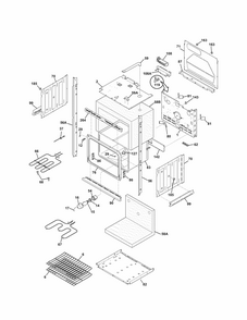 Lower Oven Diagram and Parts List for 79048879900  Kenmore Wall Oven