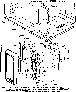 Part Location Diagram of 11261 Maytag Touch board