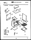 BODY PARTS Diagram and Parts List for 30-2549-00-06  Tappan Range