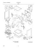BODY Diagram and Parts List for CCRE3530LWE  Crosley Range