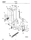CABINET Diagram and Parts List for GRS20ZRHD5  Gibson Refrigerator
