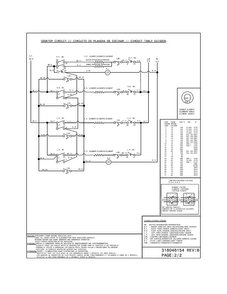 Wiring Diagram Diagram and Parts List for FGEF300DNWA  Frigidaire Range