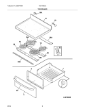 Part Location Diagram of 316248805 Frigidaire Exterior Drawer Panel - Stainless