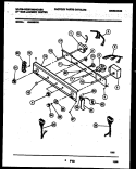 CONSOLE AND CONTROL PARTS Diagram and Parts List for LG400SXD1  Frigidaire Washer Dryer Combo