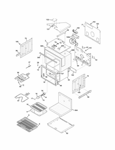 Upper Oven Diagram and Parts List for 79048739900  Kenmore Wall Oven
