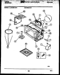 WRAPPER AND BODY PARTS Diagram and Parts List for 56-2898-10-16  Tappan Microwave