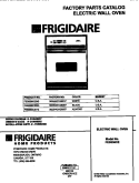 COVER Diagram and Parts List for FEB556CEBG  Frigidaire Wall Oven