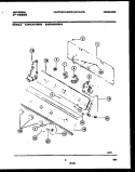 CONSOLE AND CONTROL PARTS Diagram and Parts List for MWL411RBD0  Frigidaire Washer