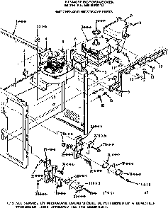 Part Location Diagram of 11243 Maytag Microwave micro switch