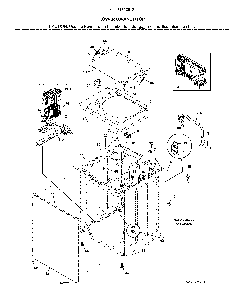 Lower cabinet/top Diagram and Parts List for 41771712512  Kenmore Washer Dryer Combo
