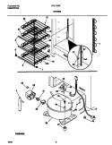 SYSTEM Diagram and Parts List for FFU12D9EW1  Frigidaire Freezer