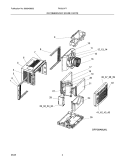 REPLACEMENT PARTS Diagram and Parts List for FAX051P7A3  Frigidaire Air Conditioner