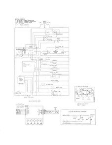 Wiring Diagram Diagram and Parts List for FFHS2611LB7  Frigidaire Refrigerator