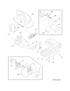 Part Location Diagram of 5304499060 Frigidaire CONTROL