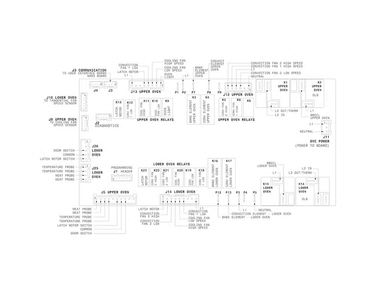 Wiring Diagram Diagram and Parts List for FPET3077RFB  Frigidaire Wall Oven