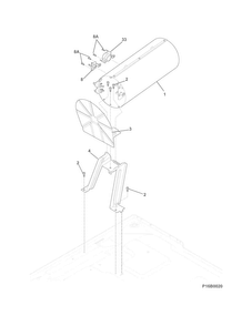 Burner Diagram and Parts List for FFQE5000QW1  Frigidaire Dryer