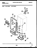 CABINET PARTS Diagram and Parts List for GFU14M3AW1  Gibson Freezer
