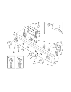 Part Location Diagram of 137052700 Frigidaire Selector Switch - 5 Position