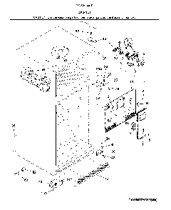 Cabinet Diagram and Parts List for 2536041961E  Kenmore Refrigerator