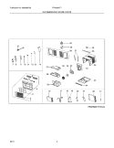 RECOMMENDED SPARE PARTS Diagram and Parts List for FRA062AT712  Frigidaire Air Conditioner