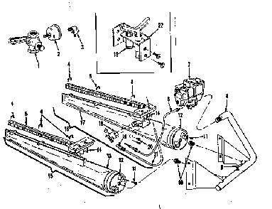 Burner & manifold assembly Diagram and Parts List for 86764111  Frigidaire Furnace