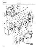 ICE MAKER Diagram and Parts List for MRS22WNGD3  Frigidaire Refrigerator