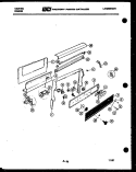 BACKGUARD Diagram and Parts List for 31-4967-23-01  Tappan Range